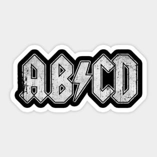 ABCD Sticker